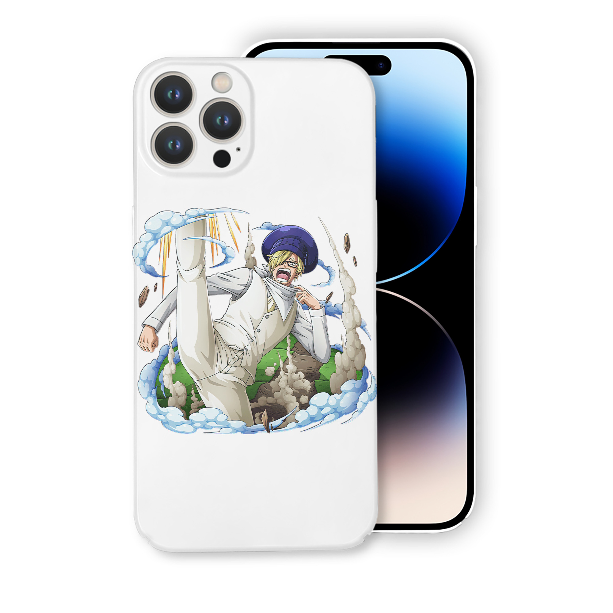 （画像用） ワンピース サンジ ONE PIECE Sanji 【iPhone 14シリーズ対応】ハードケース